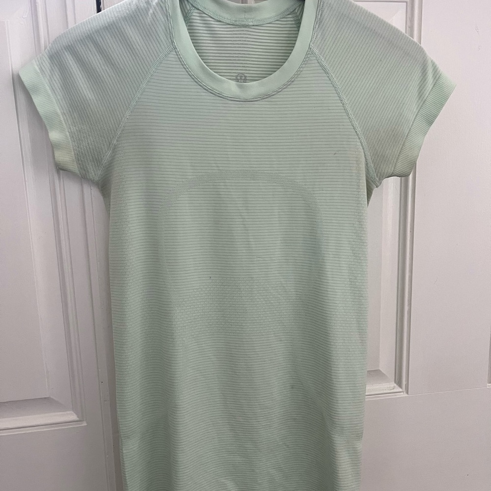 Lululemon Athletica Swiftly 2.0 Mint Green Short Sleeve